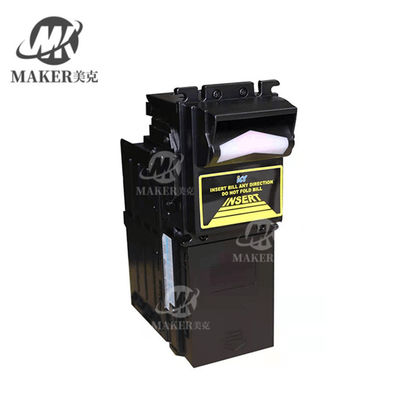 Arcade Durable Black  Game Accessories Vending Machine Bill Acceptor , Multifunctional Note Acceptor Machine