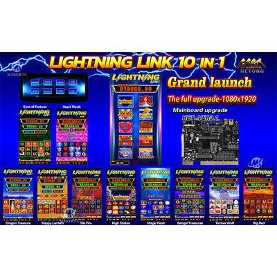 Lighting Link Slot Machine Board 10 In 1 Casino Multigame Software