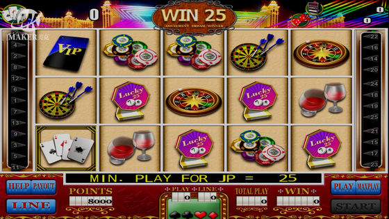 High Quality Slot Game Boards Win-25 Nudge Coin Operated Skill Gambling Machine