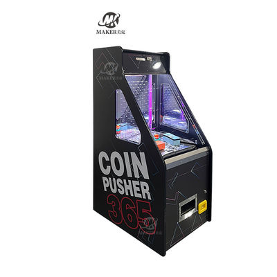 New Design Single Player Coin Pusher Machine Tempering Glass Arcade Coin Pusher Machine For Playing
