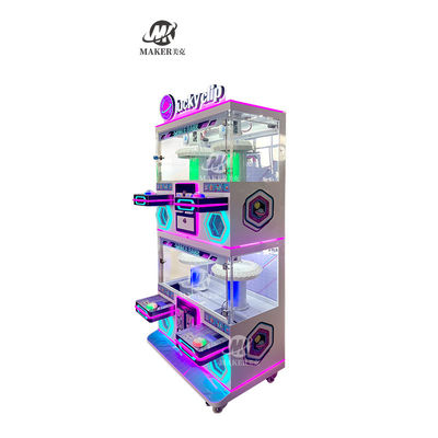 4 Player Arcade Big Claw Crane Machine Commercial Toy Clip Prize Game Machine
