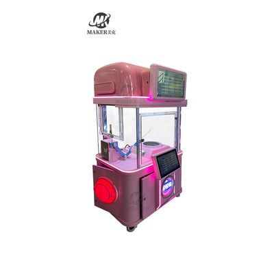 Coin Operated Robot Fairy Floss Cotton Candy Vending Machine Air Cooling