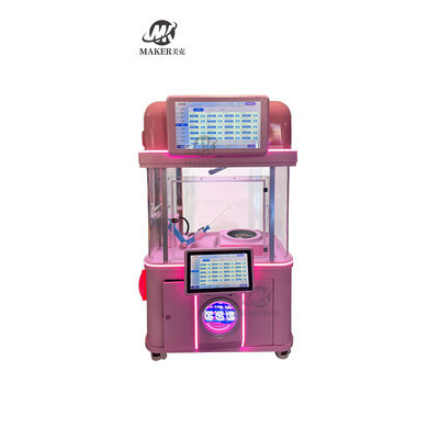Coin Operated Robot Fairy Floss Cotton Candy Vending Machine Air Cooling