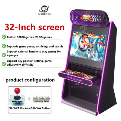 Upright Cabinet Style Arcade Game Machine Coin Mechanism