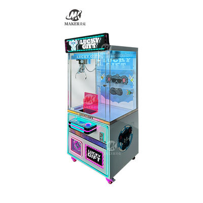 Toy Plush Catcher Blue Claw Machine With Bill Acceptor Arcade Game Doll Prize Grabber Coin Pusher Claw Crane Machine For