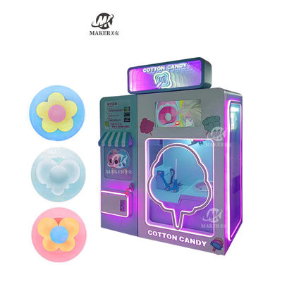 Professional High Profit Sweet Cotton Candy Sugar Robot Automatic Sugar Cotton Candy Commercial Dispenser Vending Machin